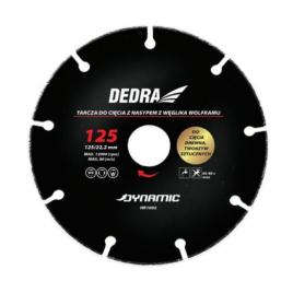 Disc diamantat segmentat pentru lemn plastic materiale sintetice 125 mm dedra