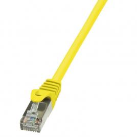 Cablu patchcord gembird, logilink, cat6 f/utp econline 2m galben