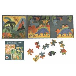 Puzzle magnetic egmont toys dinozauri