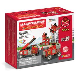 Set magnetic magformers uimitorul set cu vehicule de interventie