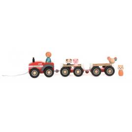 Tractor cu remorca si figurine egmont toys