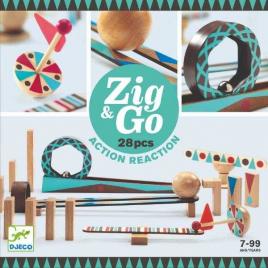 Zig & go djeco set de constructie trasee 28 piese