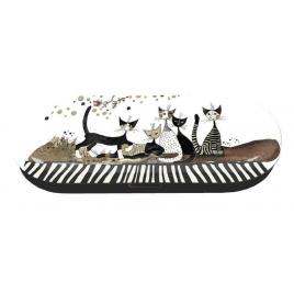 Etui pentru ochelari rosina wachtmeister cats sepia