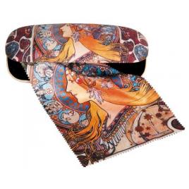 Etui cu textil si protectie ochelari art nouveau