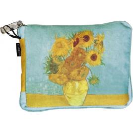 Sacosa textil van gogh sunflowers