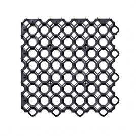 Grilaj plastic pentru parcari auto negru 49.2x49.2x3.9  cm gardenplast