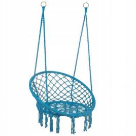 Leagan tip scaun albastru max 150 kg 79x80x120 cm springos