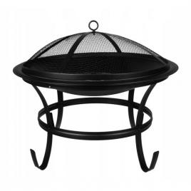 Gratar gradina grill rotund metal 56x47 cm