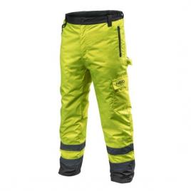 Pantaloni de lucru reflectorizanti izolatie oxford galben model visibility marimea xxl 58 neo