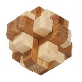 Joc logic iq din lemn bambus in cutie metalica-4