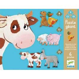 Puzzle gigant djeco animale de ferma