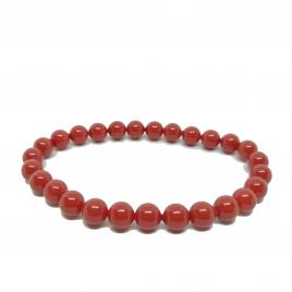 Bratara Traveller's Bijoux cu Perle Red Coral de la Swarovski®  6mm