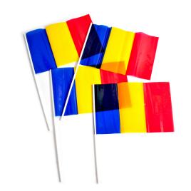 Set 10 stegulete tricolor Romania material plastic