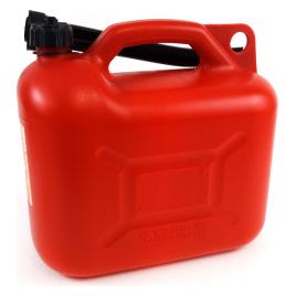 Canistra din plastic pentru combustibil rosie 10L