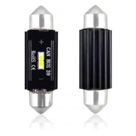 Set becuri auto cu LED CANBUS sofit C5W 1 SMD 39mm Alb 12/24V