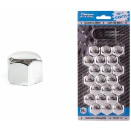 Set capace prezoane 19 mm culoare Crom