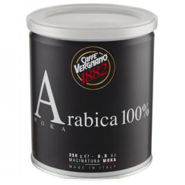 Cafea italiana vergnano 100% arabica moka 250g, cutie rotunda