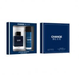 Set cadou parfum, change blue, barbati, apa de parfum 50ml+deodorant corp 75ml,