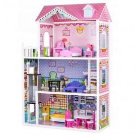 Casuta de basm capsunica ecotoys cu lift