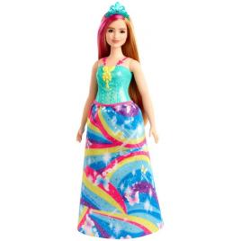 Papusa barbie printesa dreamtopia cu coronita albastra