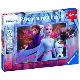 Puzzle frozen ii 2x24 piese