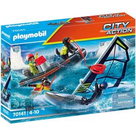 Playmobil city action - echipa de salvare cu caine