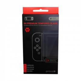 Gioteck - 9h premium tempered glass screen protector kit for nintendo switch