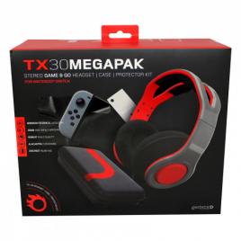Gioteck - tx30 megapack - stereo game & go headset + case + protector kit for