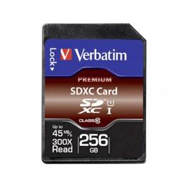 Verbatim premium sdxc c10/u1 256gb