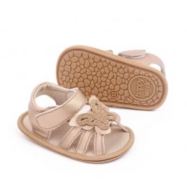 Sandalute aurii cu fluturas (marime disponibila: 3-6 luni (marimea 18