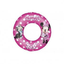 Colac inot pentru copii, gonflabil, model minnie, roz, 56 cm, bestway