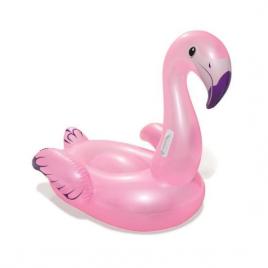 Saltea de apa gonflabila pentru copii, model flamingo, roz, 127×127 cm, bestway 