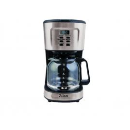 Filtru de cafea digital zilan zln-1440, capacitate 1.5l (12 cesti), putere 900w, inox,si set 3 piese cutite inox