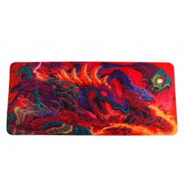 Mouse pad profesional pentru jucatori, dragon, colorat, 90x40cm, desen C