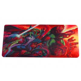 Mouse pad profesional pentru jucatori, dragon, colorat, 90x40cm, desen D