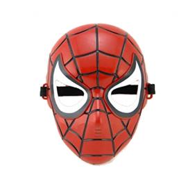 Masca spiderman, plastic, 21.5 cm, rosu