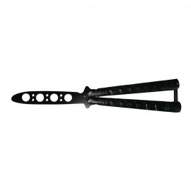 Briceag fluture de antrenament, wave blade, 22 cm, negru