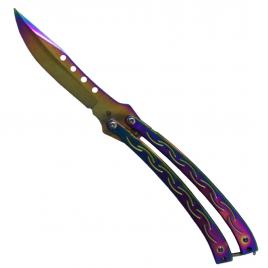 Cutit, briceag fluture, future knife, 25 cm, multicolor