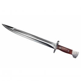 Cutit pentru camping si vanatoare, model ak, 39 cm, argintiu