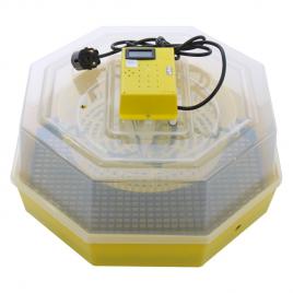 Incubator electric pentru oua, cleo 5th, termometru si termohigrometru, galben