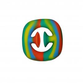 Jucarie antistres senzoriala, cauciuc, 6 cm, multicolor