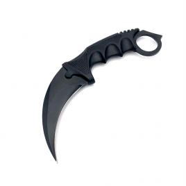 Cutit karambit de vanatoare ideallstore®, comando specialist, teaca si snur de agatat, 18.5 cm, negru