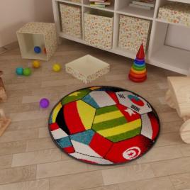 Covoras rotund ,model uefa11110-180, dimensiunea 67x67 cm, multicolor