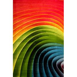 Covor sufragerie, model spiral 11006 130,  multicolor