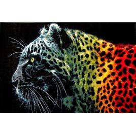 Model black leopard 11016 180, covor dreptunghiular, multicolor