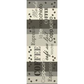 Covor bucatarie, model flex 19052 08, covor fir plat, antiderapant, gri