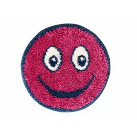 Covor rotund,model smile 12003a 2115, camera copilului, dimensiunea 67x67 cm, roz