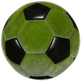Model minge fotbal, covoras rotund, verde