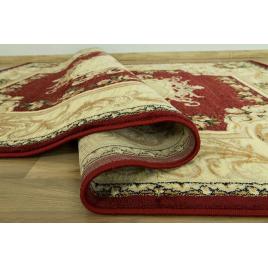 Covor clasic sufragerie dormitor, model 535 210, rosu