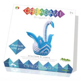Origami 3d creagami - lebada 496 piese